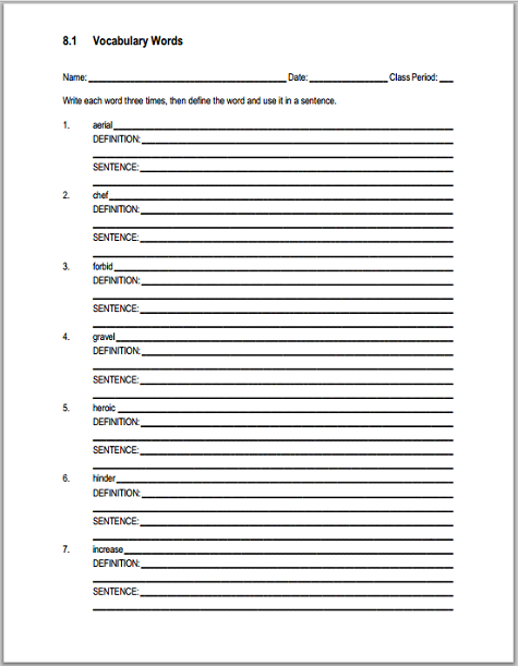 geography  terms to print file). (PDF here worksheet Click