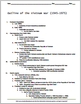 Research paper on vietnam war