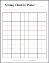Free Printable Blank Classroom Student Seating Charts for Teachers ...