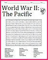 world war ii in the pacific puzzles worksheet student handouts