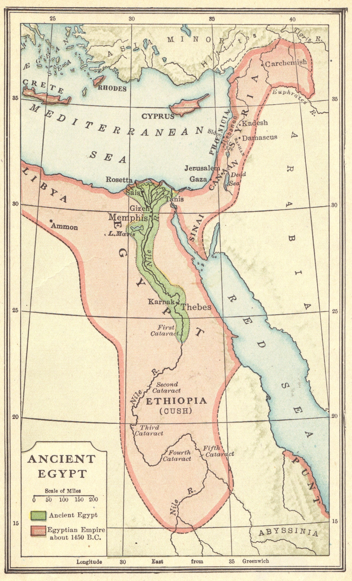 Ancient Egypt Map Printable