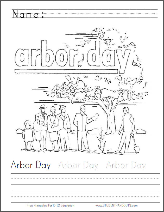 Arbor Day Worksheets Printables