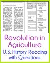 Revolution in Agriculture Reading with Questions