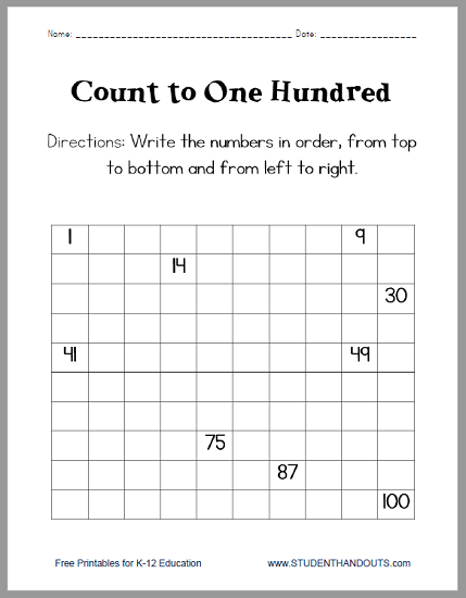 count-and-write-numerals-to-100-student-handouts