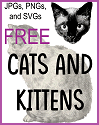 Cats Clip Art Gallery - JPGs, PNGs, and SVGs
