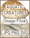 Aquatic Creatures JPG PNG SVG
