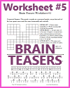 Brain Teasers for Kids Worksheet #5