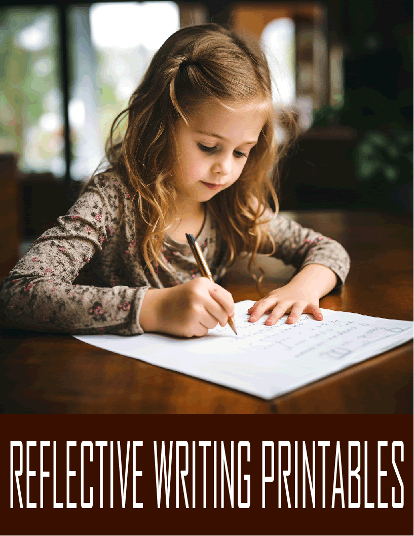 ELA Reflective Writing Worksheets | Student Handouts
