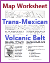 Mexican Volcanoes Map Worksheet