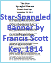 Star-Spangled Banner by Francis Scott Key, 1814