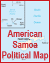 American Samoa Political Map