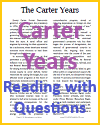 Carter Years Reading with Questions