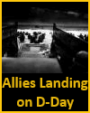 Allies Landing on the Normandy Beaches in France on D-Day