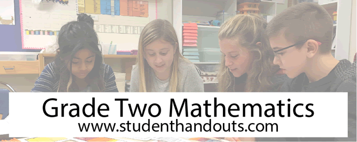 Second Grade Mathematics - Free printables (PDF files).