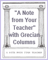 Grecian Columns Teacher Stationery