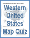 Western United States Map Quiz Worksheet