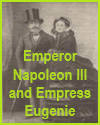Emperor Napoleon III and the Empress Eugenie.  Photograph taken in the 1860s, showing the costume of the period.