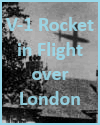 V-1 Rocket in Flight over London