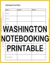 Washington State Notebooking Facts Sheet
