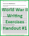 World War II Writing Exercises Handout #1