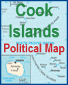 Cook Islands Political Map