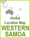 Western Samoa Global Location Map