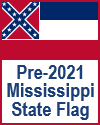 Pre-2021 Mississippi state flag