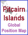 Pitcairn Islands Global Position Map