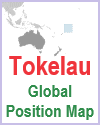Tokelau Global Position Map