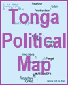 Tonga Political Map