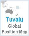Tuvalu Global Position Map