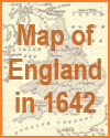 Map of England in 1642