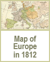 Map of Europe in 1812