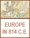 Map of Europe in 814 C.E.
