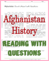 Afghanistan Brief History Reading with Questions