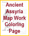 Ancient Assyria Map Work Coloring Page