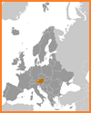 Austria Global Position Map