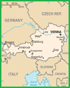 Political Map of Austria