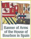 Banner of Arms of the House of Bourbon in Spain