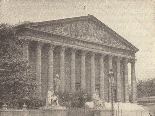 Paris Chamber of Deputies, housed in the historic Palais Bourbon.