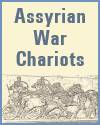 Assyrian war chariots.