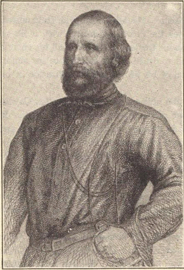 Giuseppe Garibaldi (1807-1882) in 1860.