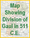 Map Showing Division of Gaul in 511 C.E.