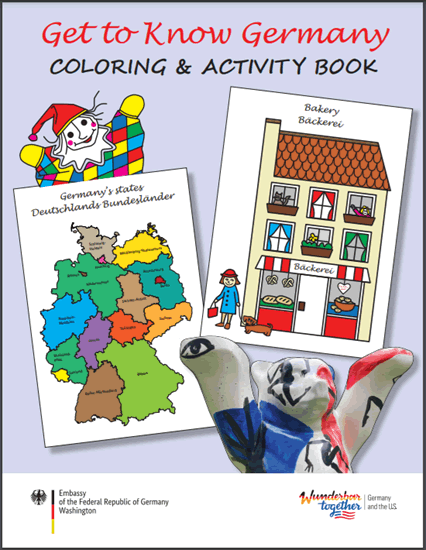 Germany Coloring Book for Kids - Free to print (PDF file).