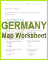 Germany Map Worksheet