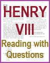 Henry VIII Reading with Questions