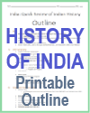 Overview of India's History Outline