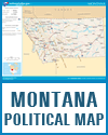 Montana Political Map