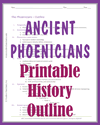 Ancient Phoenicians Outline