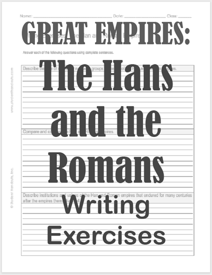 Great Empires Essay Questions - Free to print (PDF file).